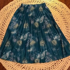 Vintage accordion skirt and top